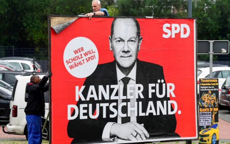 Pledging stability, German SPD seeks three-way alliance to succeed Merkel