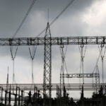 High-tension-electrical-power-line