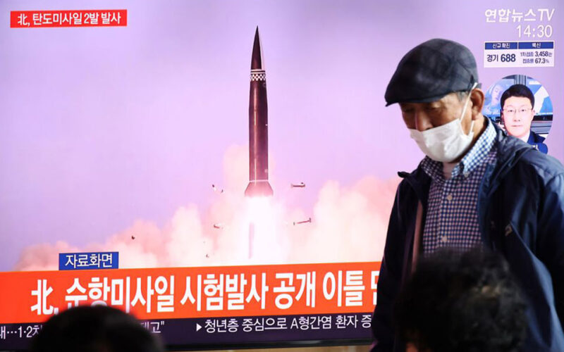 North and South Korea conduct duelling missile tests as arms race heats up