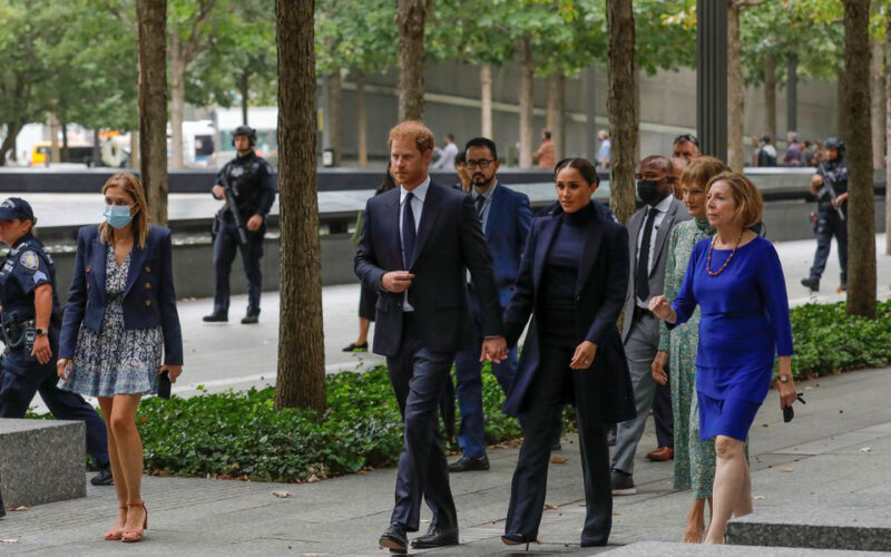 Prince Harry, Meghan Markle visit New York’s World Trade Center
