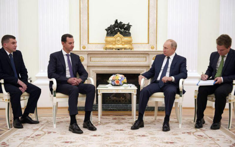 Putin meets Assad, takes swipe at US and Turkish forces in Syria