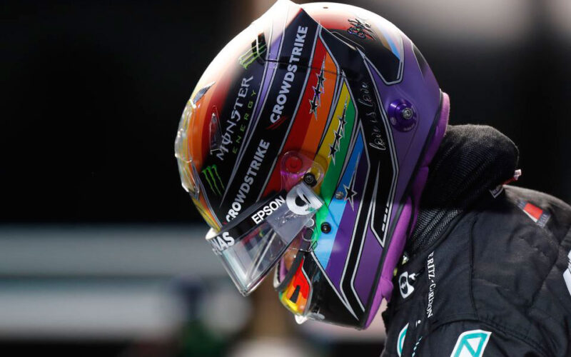 Hamilton plans to wear Progress Pride helmet in Saudi Arabia