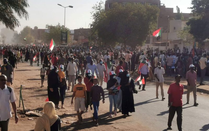 Thousands of Sudan protesters tear-gassed