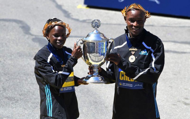Kenyans Jepchirchir, Chebet win Boston Marathon