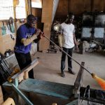 Ghanaian-glassblower-Michael-Tetteh
