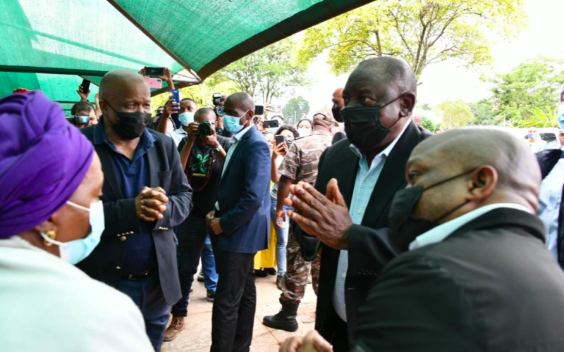SA President visits KZN province, after more than 253 died in raging floods.