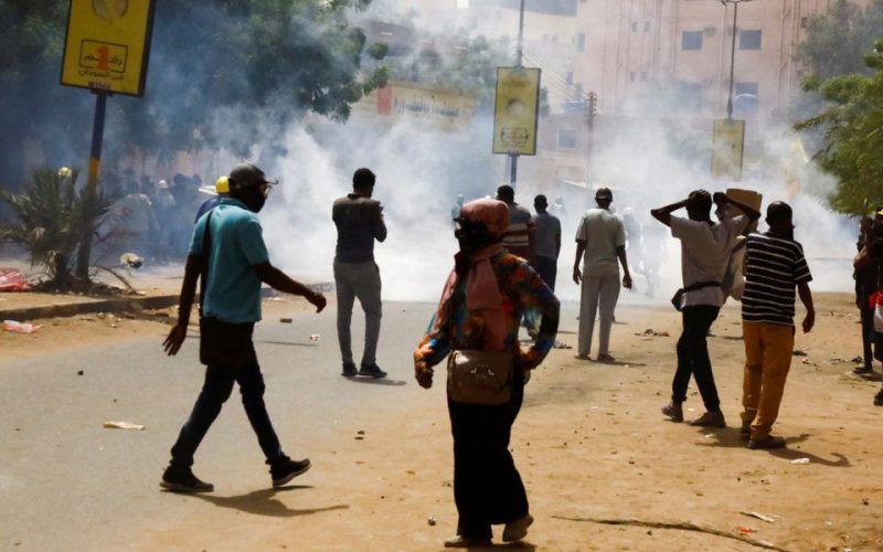 Sudanese protester killed after being shot in the chest, medics say
