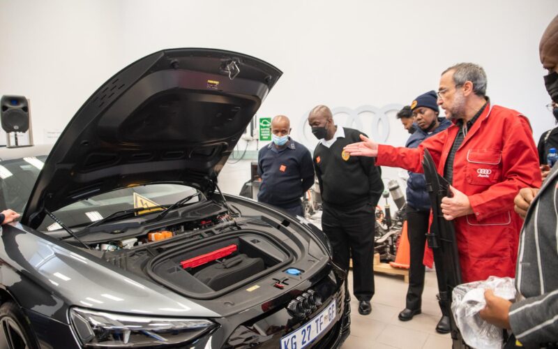 Audi conducts electric vehicle train for SA first responders