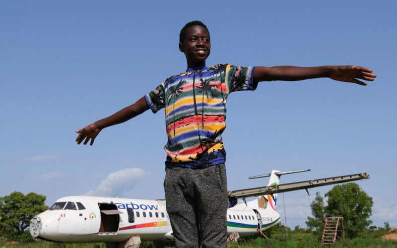 Education takes flight under Ghanaian artist’s repurposed planes
