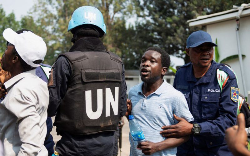 U.S. calls on Congo authorities to ensure protection of U.N. personnel