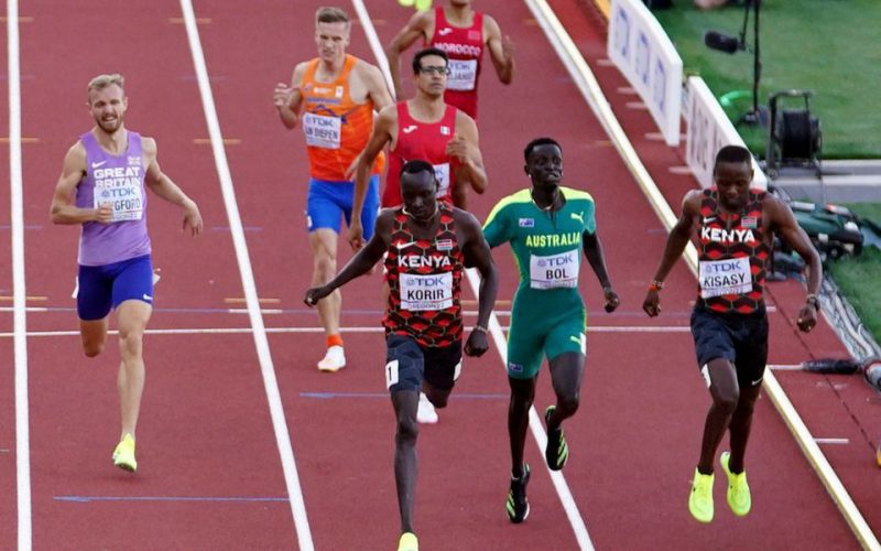 Olympic champion Korir leads trio of Kenyans into 800m final