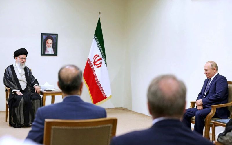 Putin meets Iran’s Khamenei on first trip outside ex-Soviet Union since Ukraine war