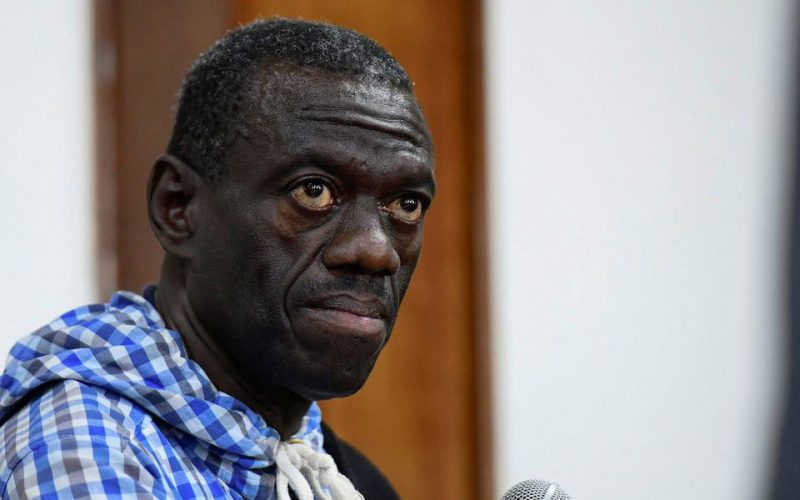 Uganda opposition figure Besigye freed on bail after two weeks