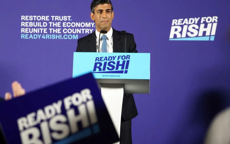 Ex-finance minister Sunak launches bids to be UK PM as rival backs him