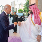 Saudi-Crown-Prince-Mohammed-bin-Salman-fist-bumps-US-President-Joe-Biden