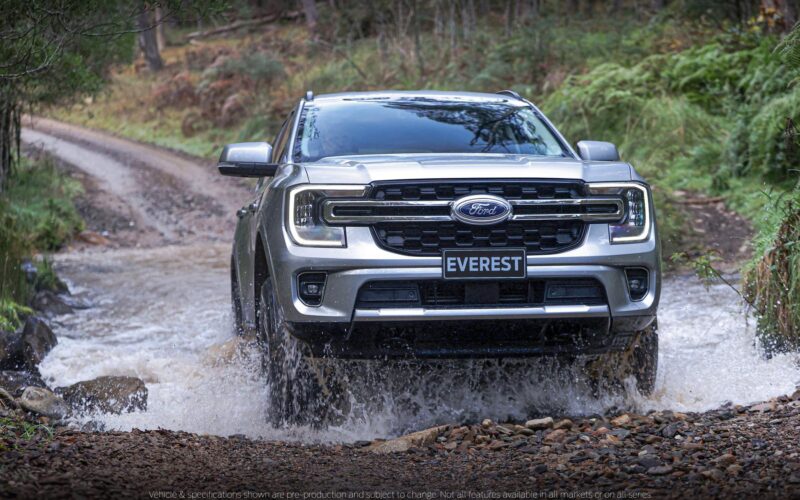Built for the adventurous, the new Everest provides amazing capability when the road runs out
