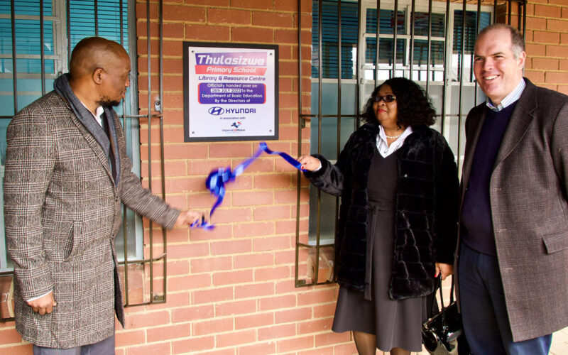 Thulasizwe Primary gets brand-new library from Hyundai