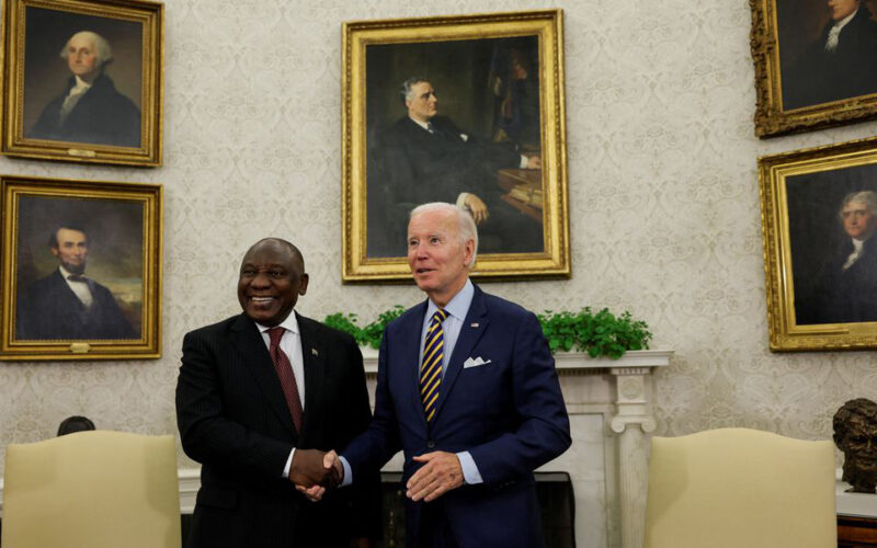 South Africa’s Ramaphosa to discuss climate change, energy transition with Biden