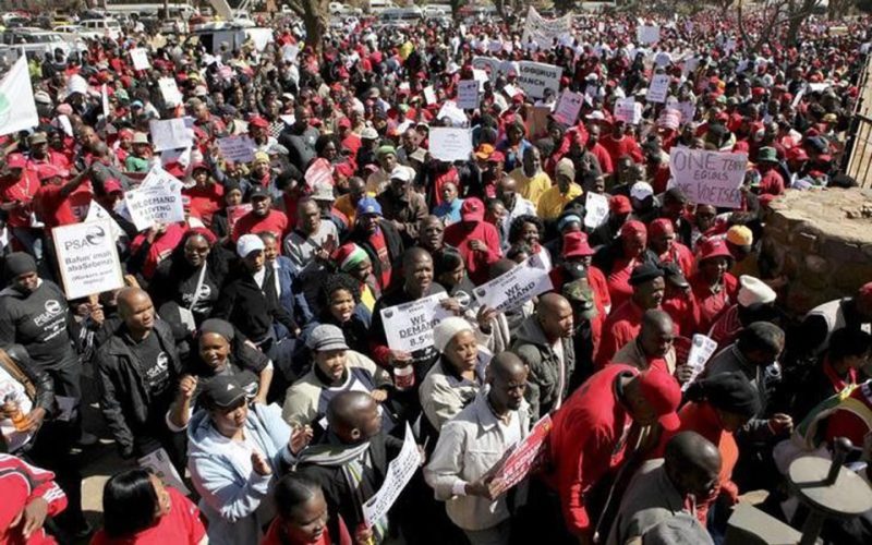 South African civil servants set to strike after rejecting wage offer