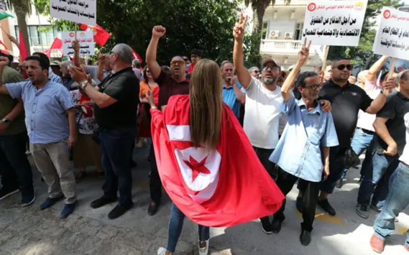 Protests paralyse Tunisian town after migrant deaths