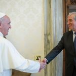 Pope-Francis-is-greeted-by-Libero-Milone