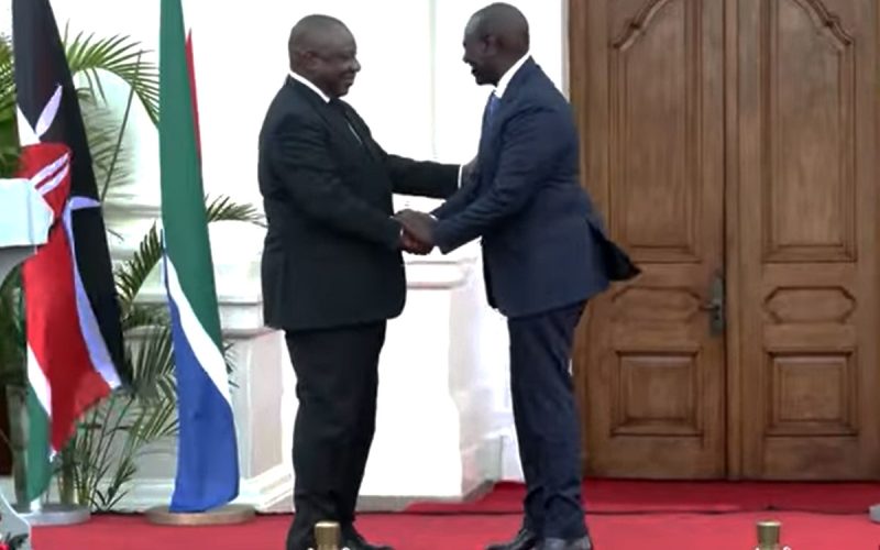 Ramaphosa visits Kenya’s new president