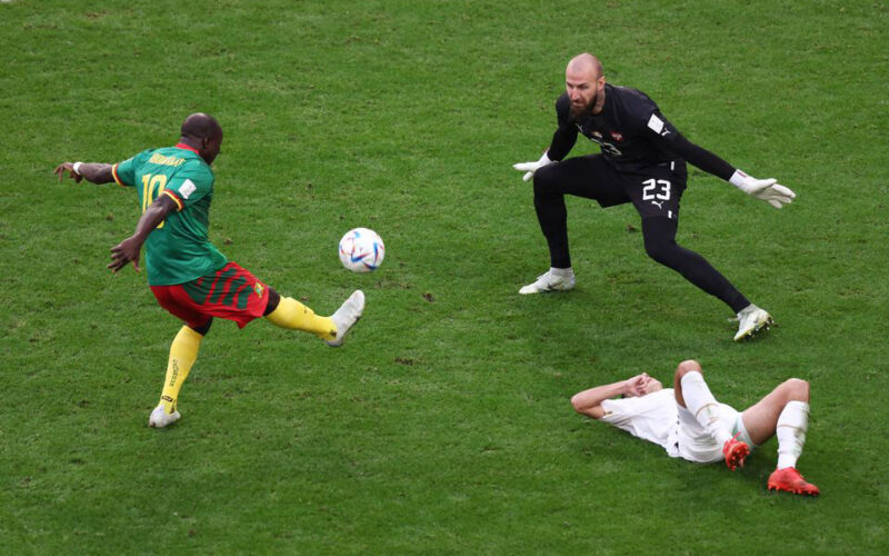Aboubakar rescues Cameroon in comeback draw with Serbia