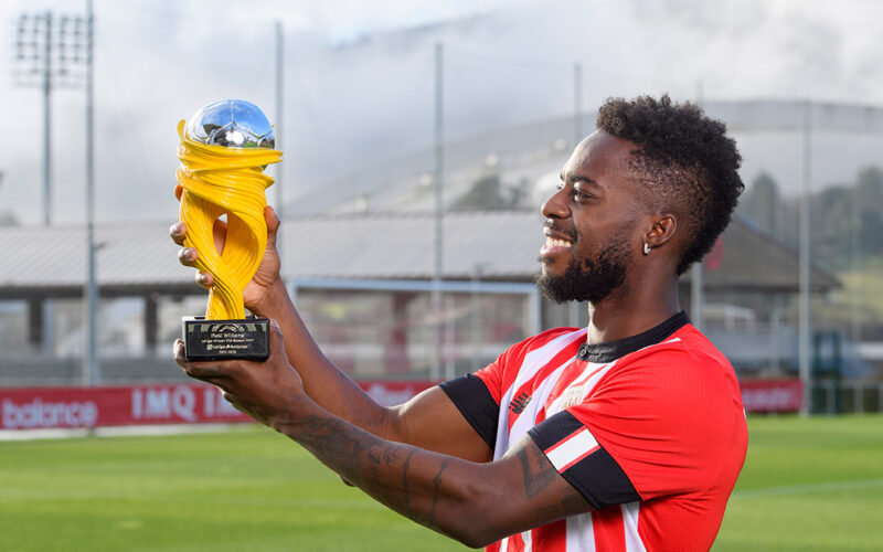 Bilbao-born Athletic Club striker Iñaki Williams wins LaLiga Santander Mid-Season African MVP Award