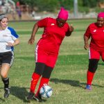 South Africa's grannies kick out stereotypes on the soccer field