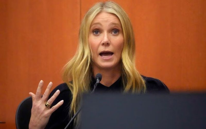 Gwyneth Paltrow testifies she was struck from behind in ski collision