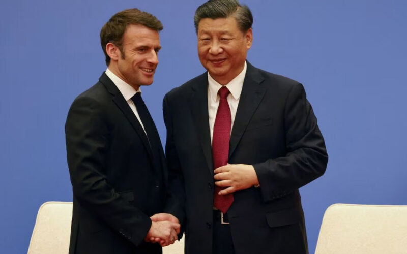 With lavish treatment of Macron, China’s Xi woos France to “counter” U.S.