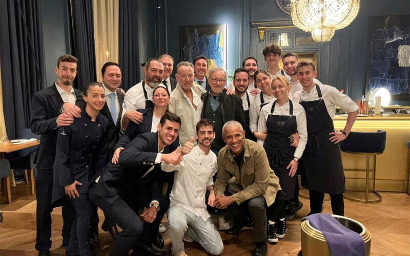 Obama, Spielberg and Springsteen delight Barcelona restaurant staff