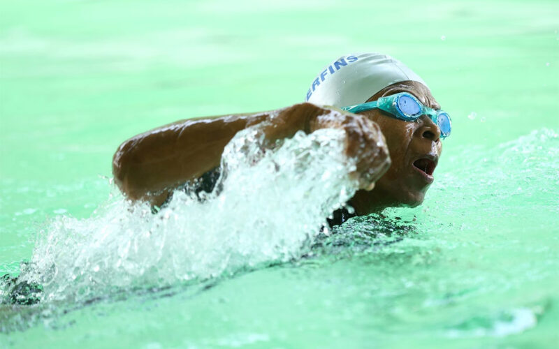 South African older women splash their way to health in Soweto pool