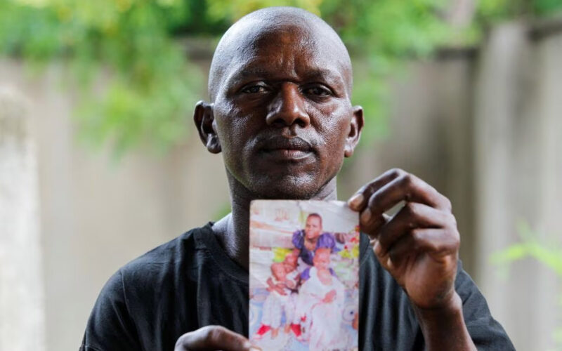 Kenyan father searches for wife and six children among dead cult members