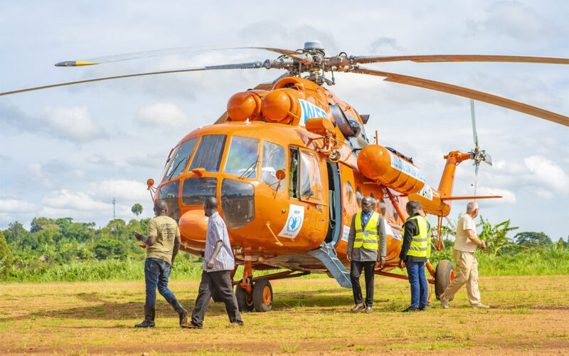 UN paints Congo helicopters orange to protect against attacks