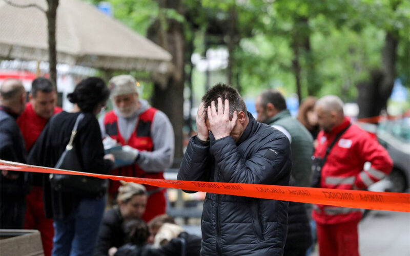 Belgrade school shooting: boy kills 9 in planned attack