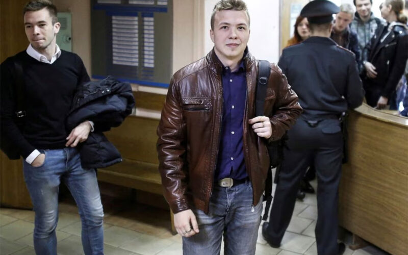 Belarusian blogger arrested on Ryanair flight pardoned – state media