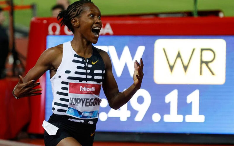 Kenyan track star shatters world record