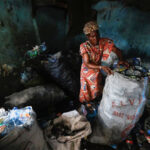 Fatimoh-Adeosun-sorts-plastic-waste