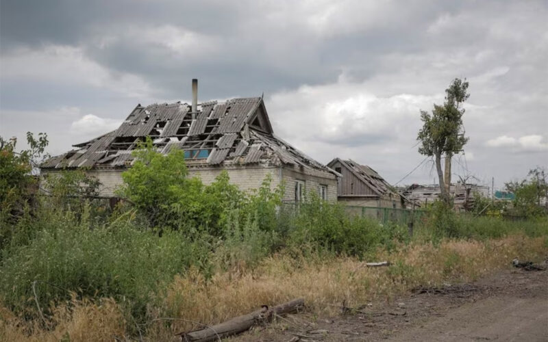 Russian soldiers’ corpses line road into liberated Ukrainian village