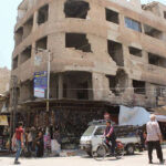 Douma_Syria_Damaged-building_Shops
