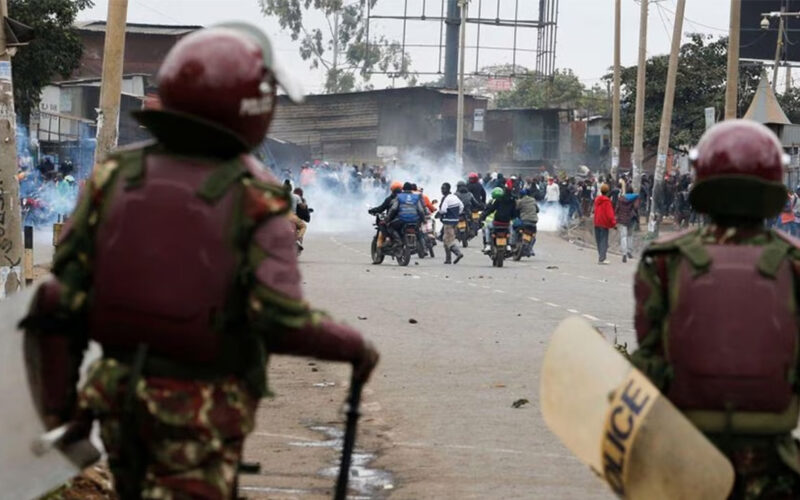 Tax-hike protesters clash with Kenyan police, two shot dead