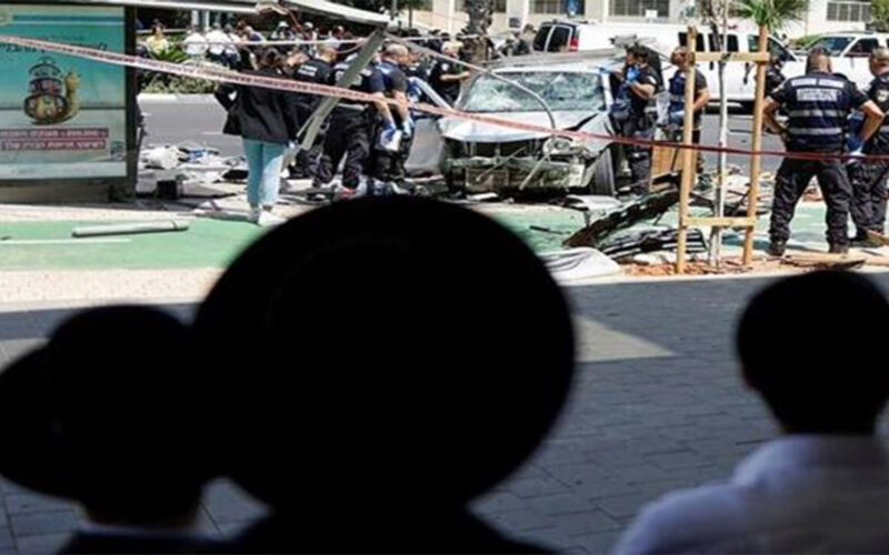 Eight hurt in Palestinian car-ramming, stabbing in Tel Aviv
