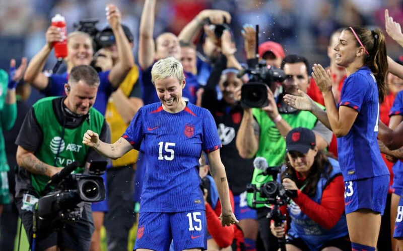 Rapinoe brings the curtain down on her fabled international career