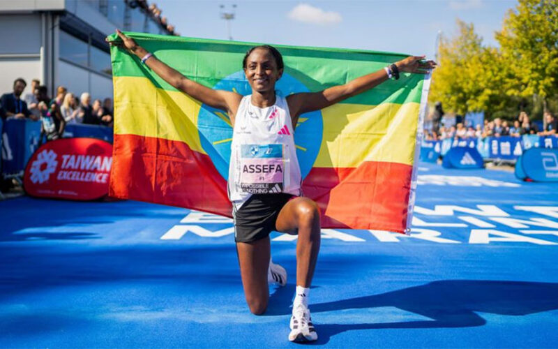 Tigst Assefa redefines women’s marathon running in Berlin