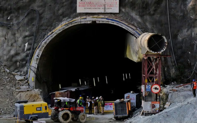 Rescuers in India tunnel collapse work on alternative plan on seventh day