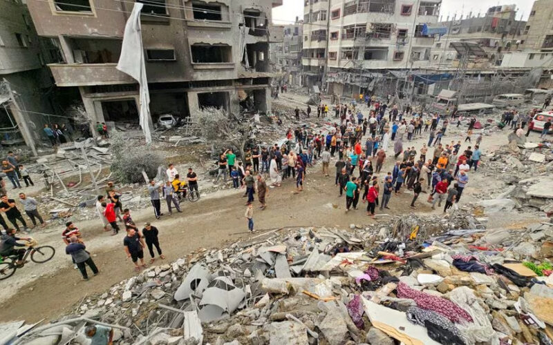 Israel-Hamas war: Palestinians dig mass grave inside Israeli-encircled Gaza hospital