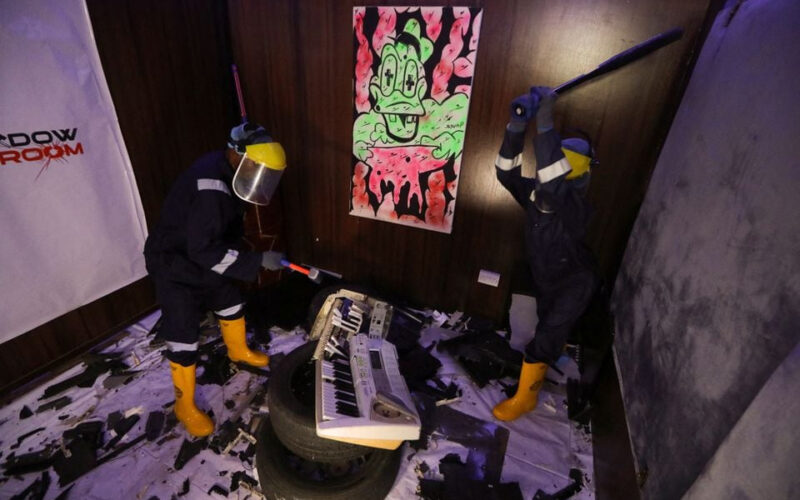 Lagos Rage Room offers Nigerians cathartic release for pent-up anger
