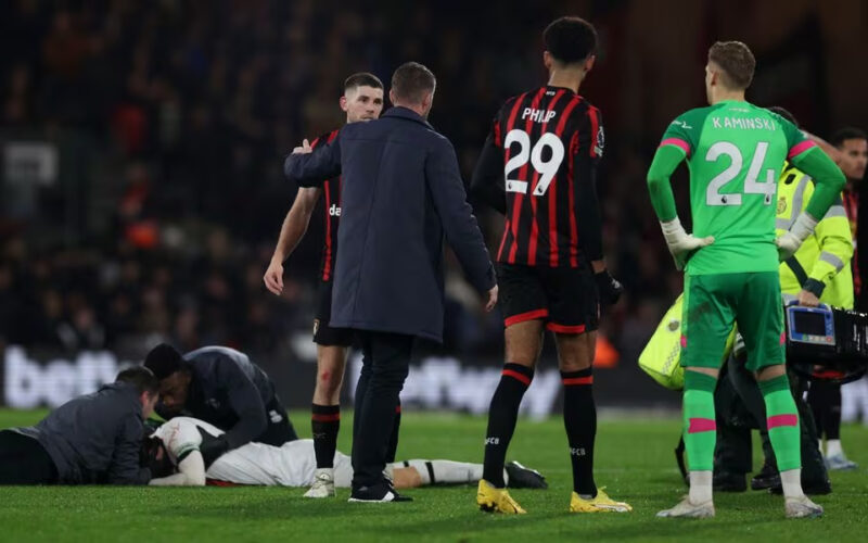 Luton’s Lockyer collapses on pitch, match v Bournemouth abandoned