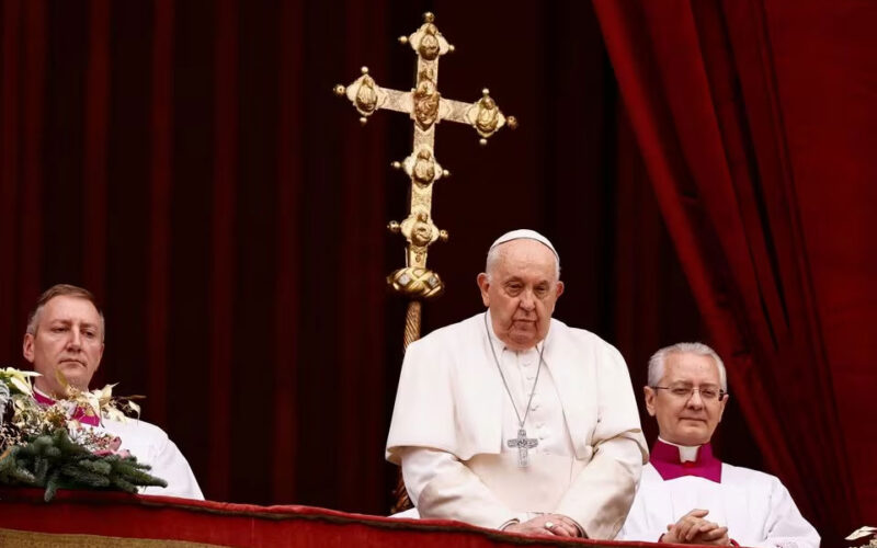 In Christmas Day message, pope decries Gaza’s ‘appalling harvest’ of civilian deaths